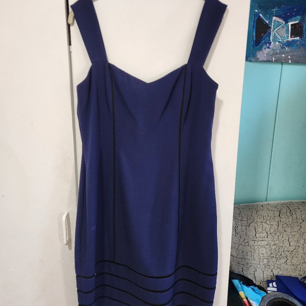 Aidan Dress Size 14 Navy Blue